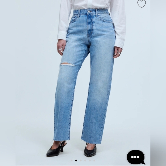 Madewell The Curvy 90s Straight Jean Size 27 NWT Womens - Picture 2 of 13